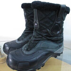 Merrell Waterproof Winter Boots Black Women's Size 10